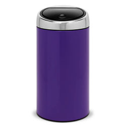 Brabantia Touch Bin, 45L Purple